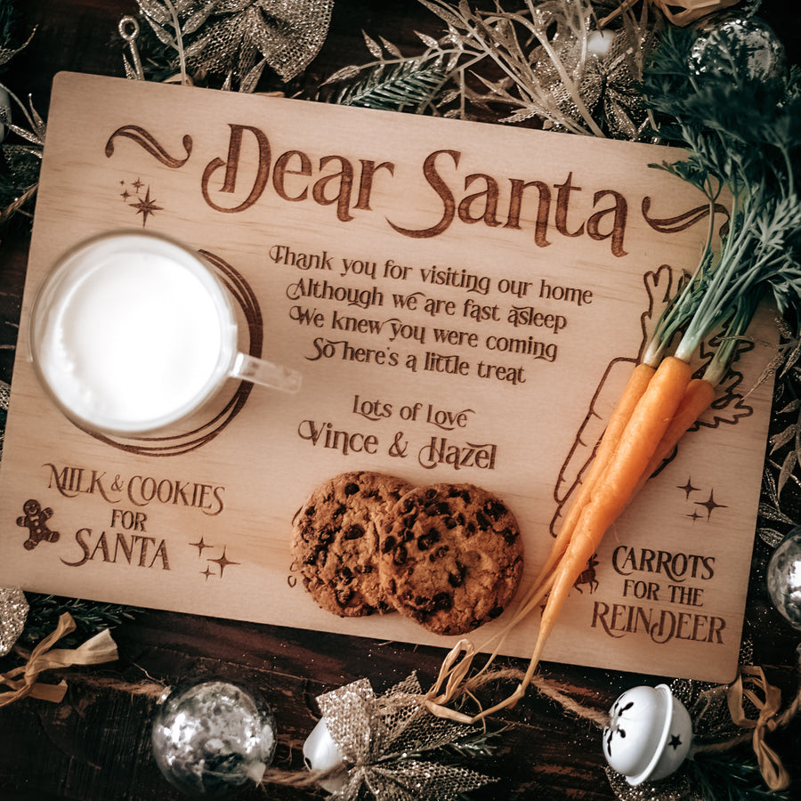 Personalised Santa Treat Tray