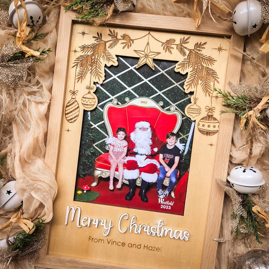 Personalised Christmas Frame for 6x8 photo