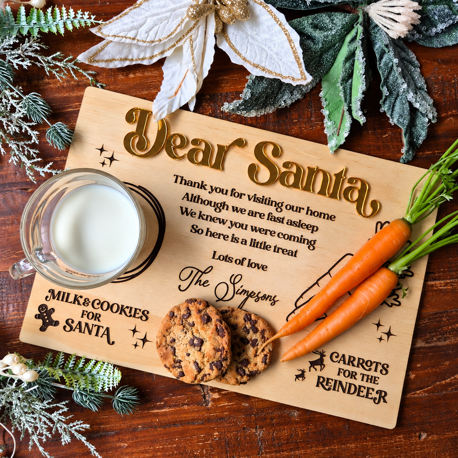 Personalised Santa Treat Tray