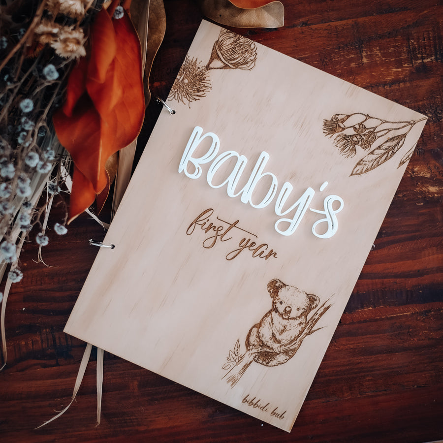 Personalised Baby Memory Book