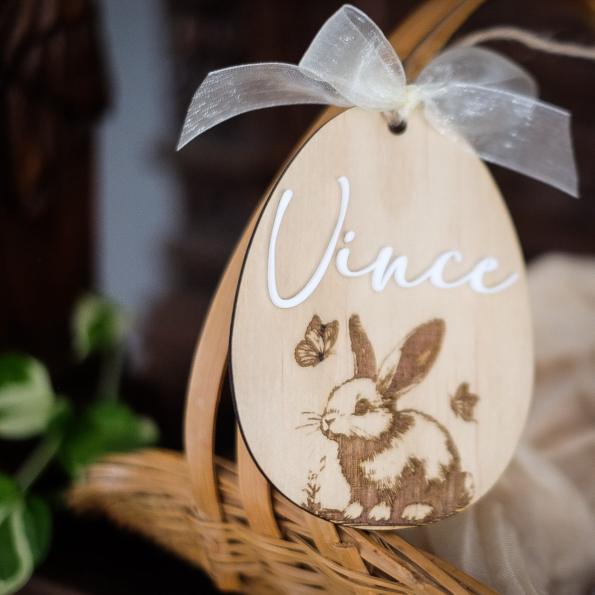 Personalised Easter Basket Tag