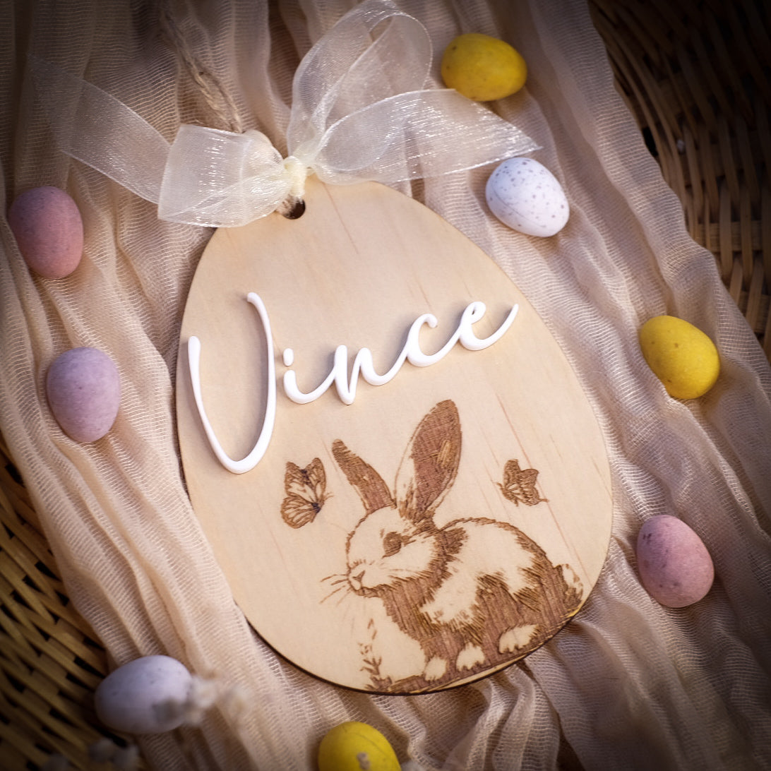 Personalised Easter Basket Tag