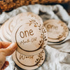 Wooden Milestone Plaques