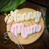 Personalised Mother's Day Acrylic Bag Tags