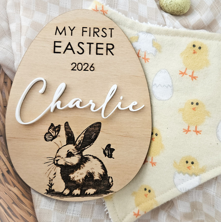 Personalised My First Easter Plaque