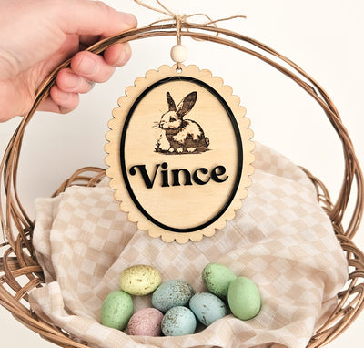 Personalised Easter Basket Tag