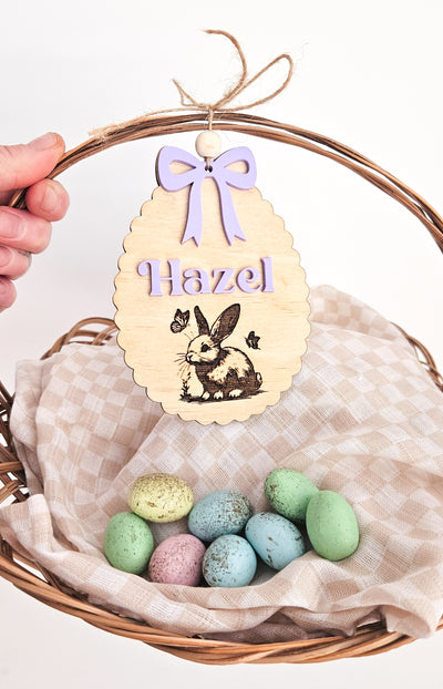 Personalised Easter Basket Tag