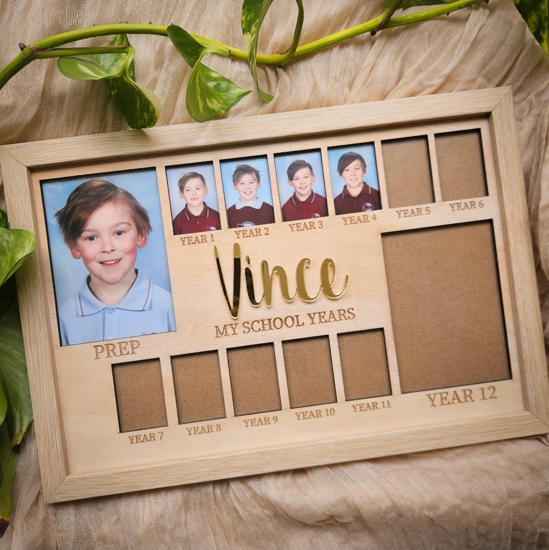 A4 School Years Photo Frame