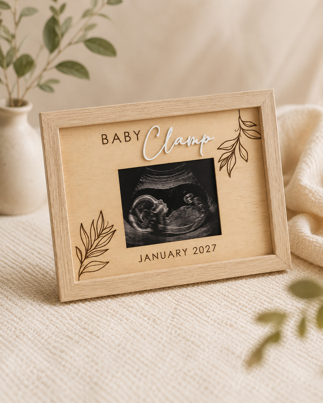 Pregnancy Announcement Photo Frame