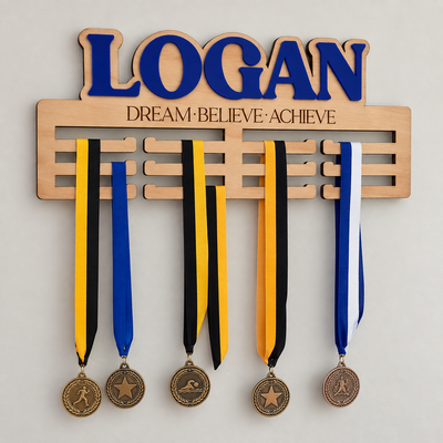 Personalised Medal Holder Display