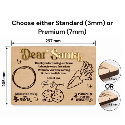 Personalised Santa Treat Tray