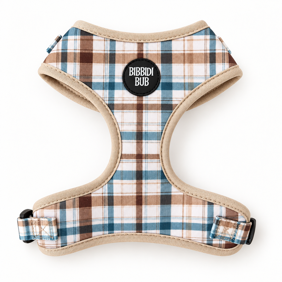 Dog Harness Plaid