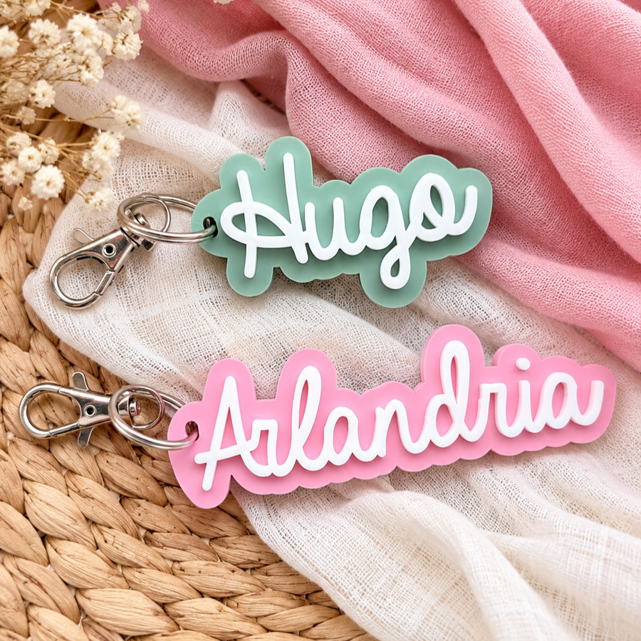 Personalised Acrylic Bag Tags