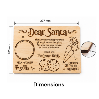 Personalised Santa Treat Tray