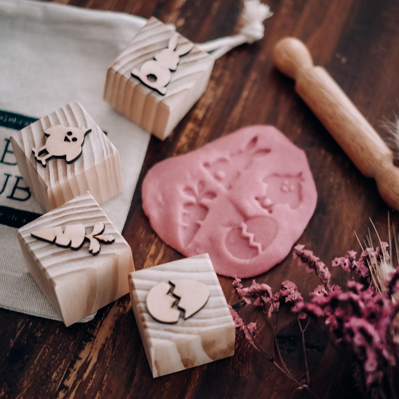 Easter Playdough Stamps