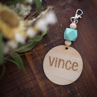 Personalised Wooden Bag Tags