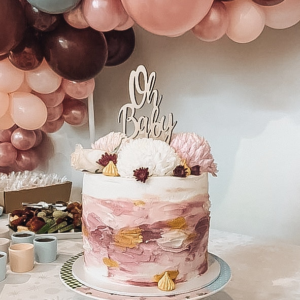 Oh Baby Cake Topper